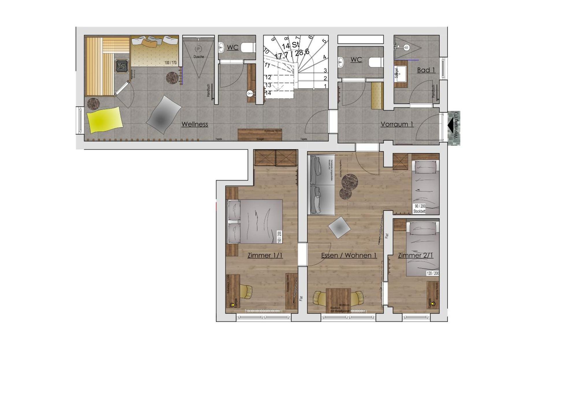 Appartements Kuckuck Leogang Exteriör bild